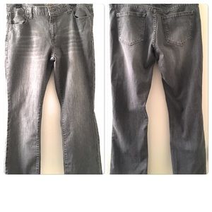 Old Navy Jeans Flirt Style Size 14 Gray Boot Cut